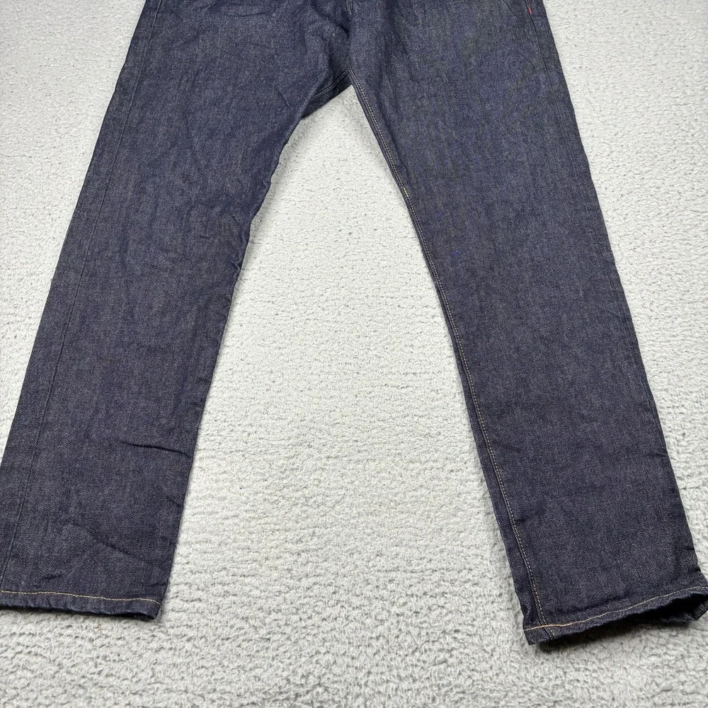 Detroit Denim Co Jeans Men's 35 (33x31) Blue Straight Leg Denim Pants